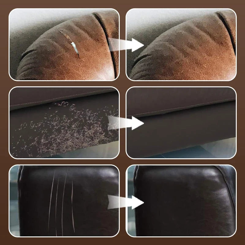 Purpose-Built Leather Repair Paste – Fills scratches & scuffs
