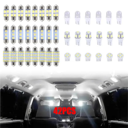 Vehicle-Ready 70& 42 Pcs Interior Car Light Kit for Garage Use