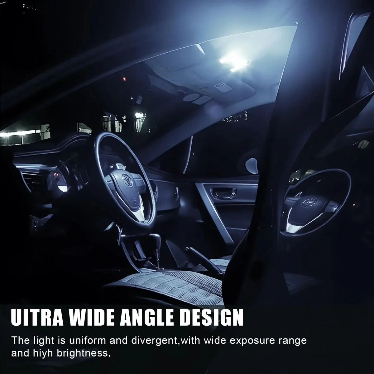 Vehicle-Ready 70& 42 Pcs Interior Car Light Kit for Garage Use