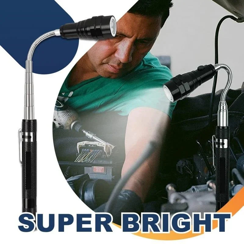 Decorative Multifunctional Magnetic Telescopic Flashlight