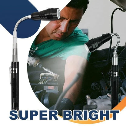 Decorative Multifunctional Magnetic Telescopic Flashlight