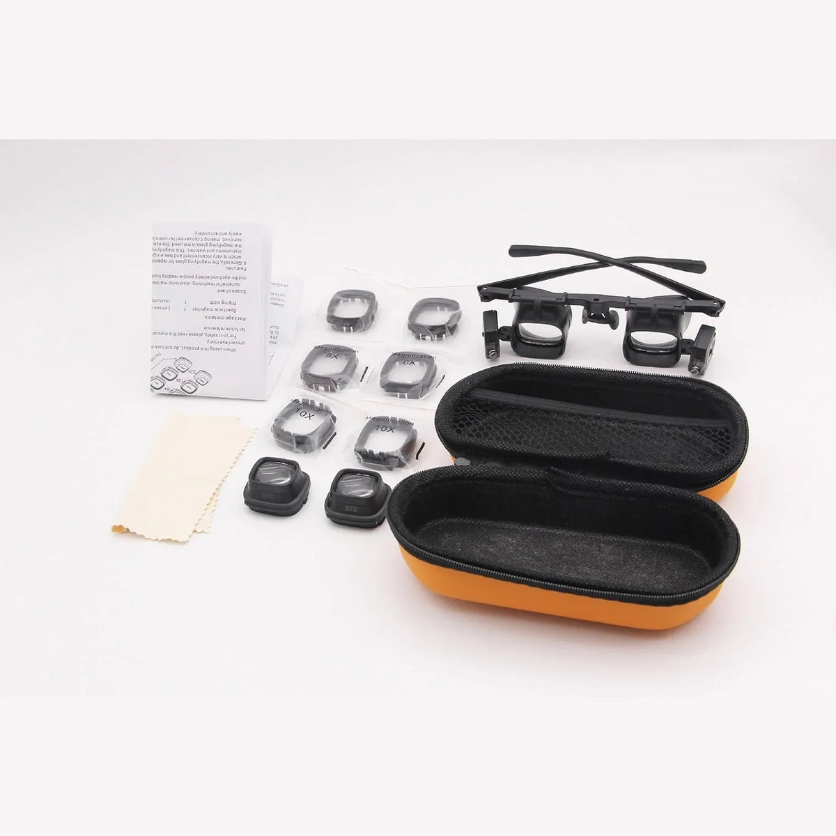 Decorative Head-Mounted Magnifier with LED Light for Focused Lighting