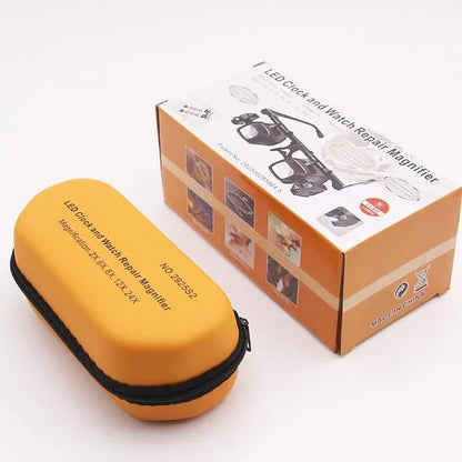 Decorative Head-Mounted Magnifier with LED Light for Focused Lighting