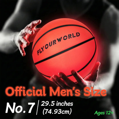 Illuminated Basketball That Glows with Every Bounce