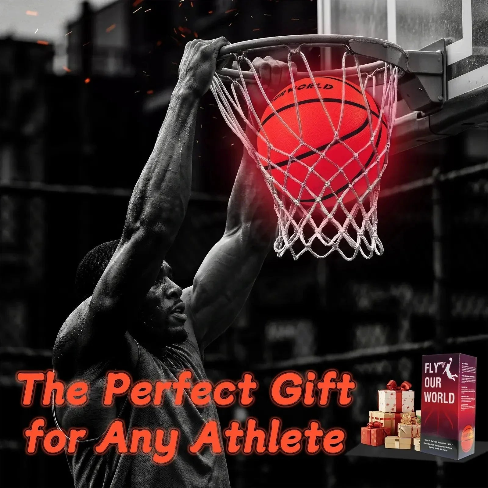 Illuminated Basketball That Glows with Every Bounce