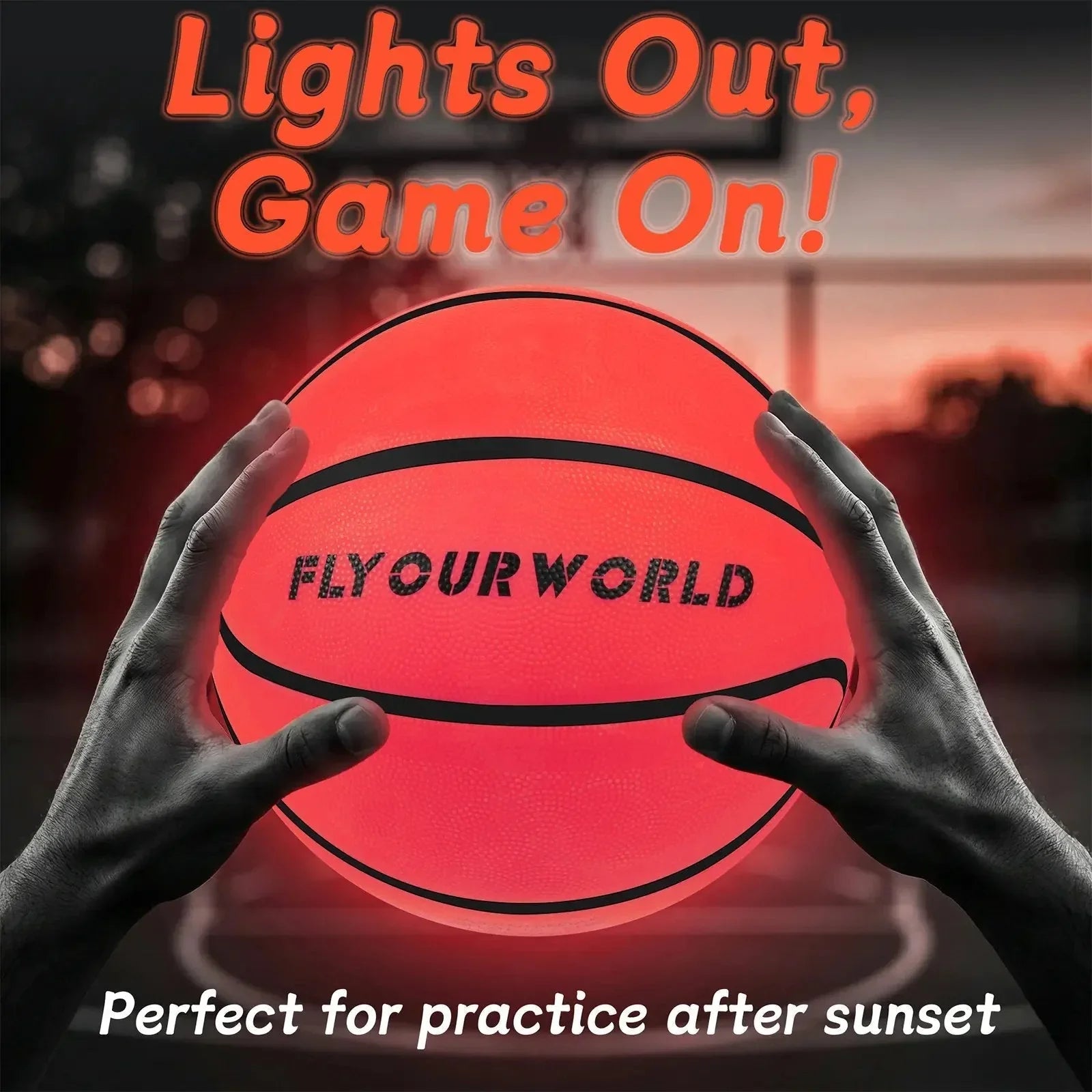 Illuminated Basketball That Glows with Every Bounce