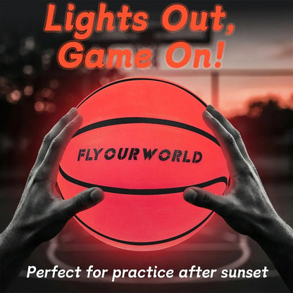 Illuminated Basketball That Glows with Every Bounce