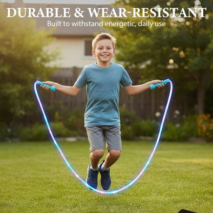 Convenient LED Light-Up Jump Rope for Kids for Everyday Setup