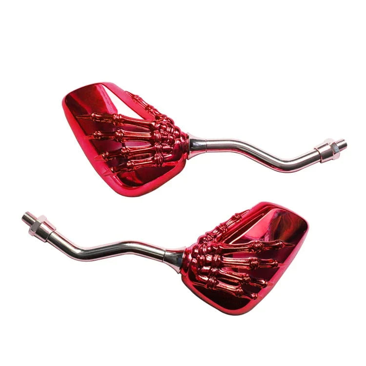 Illuminated Skeleton Claw Accent for a Rearview Mirror