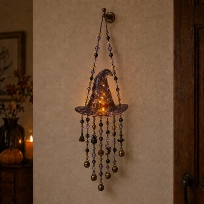 Glowing Beaded Halloween Chime for Hanging Displays