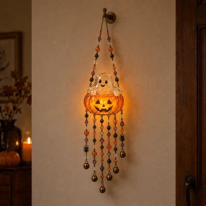 Glowing Beaded Halloween Chime for Hanging Displays