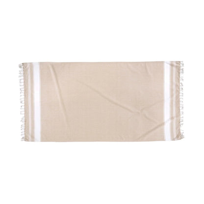 Lightweight Flat-Weave XL Beach Towel, 39 x 71-Inch Travel Size