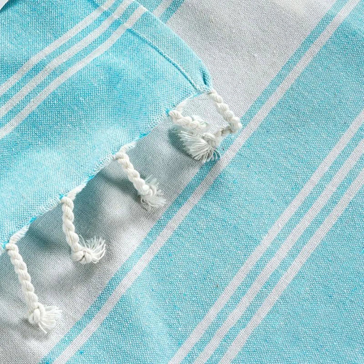 Lightweight Flat-Weave XL Beach Towel, 39 x 71-Inch Travel Size