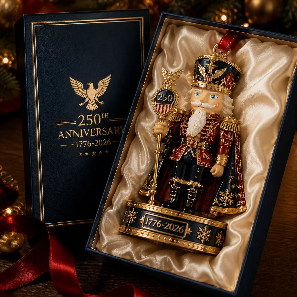 Purpose-Built America 250th Anniversary Nutcracker Ornament
