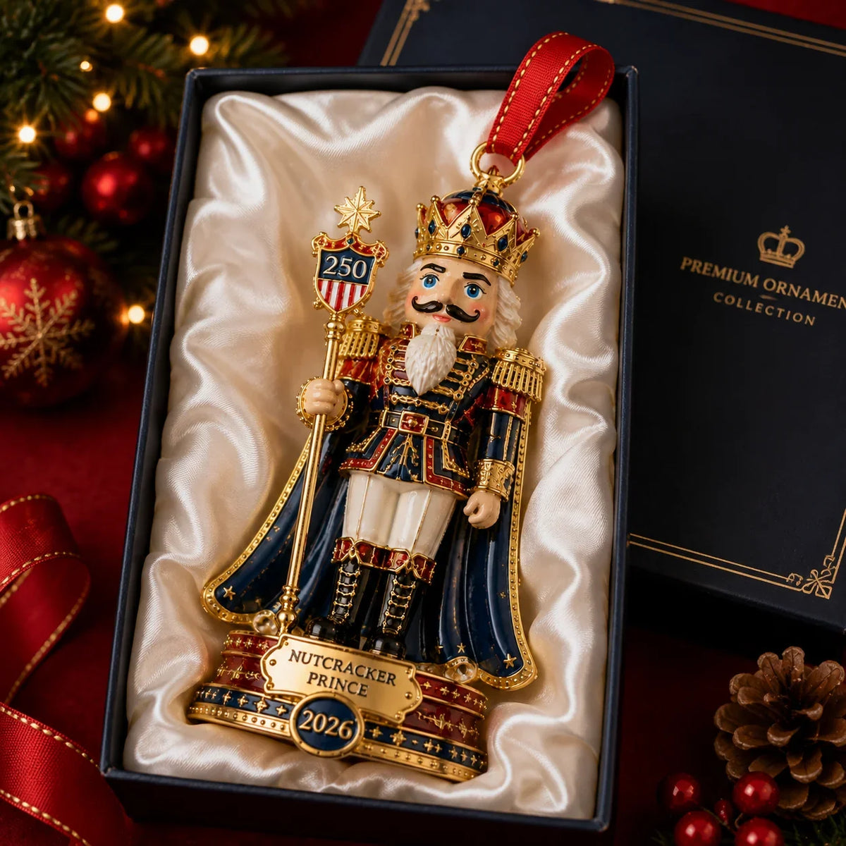 Purpose-Built America 250th Anniversary Nutcracker Ornament