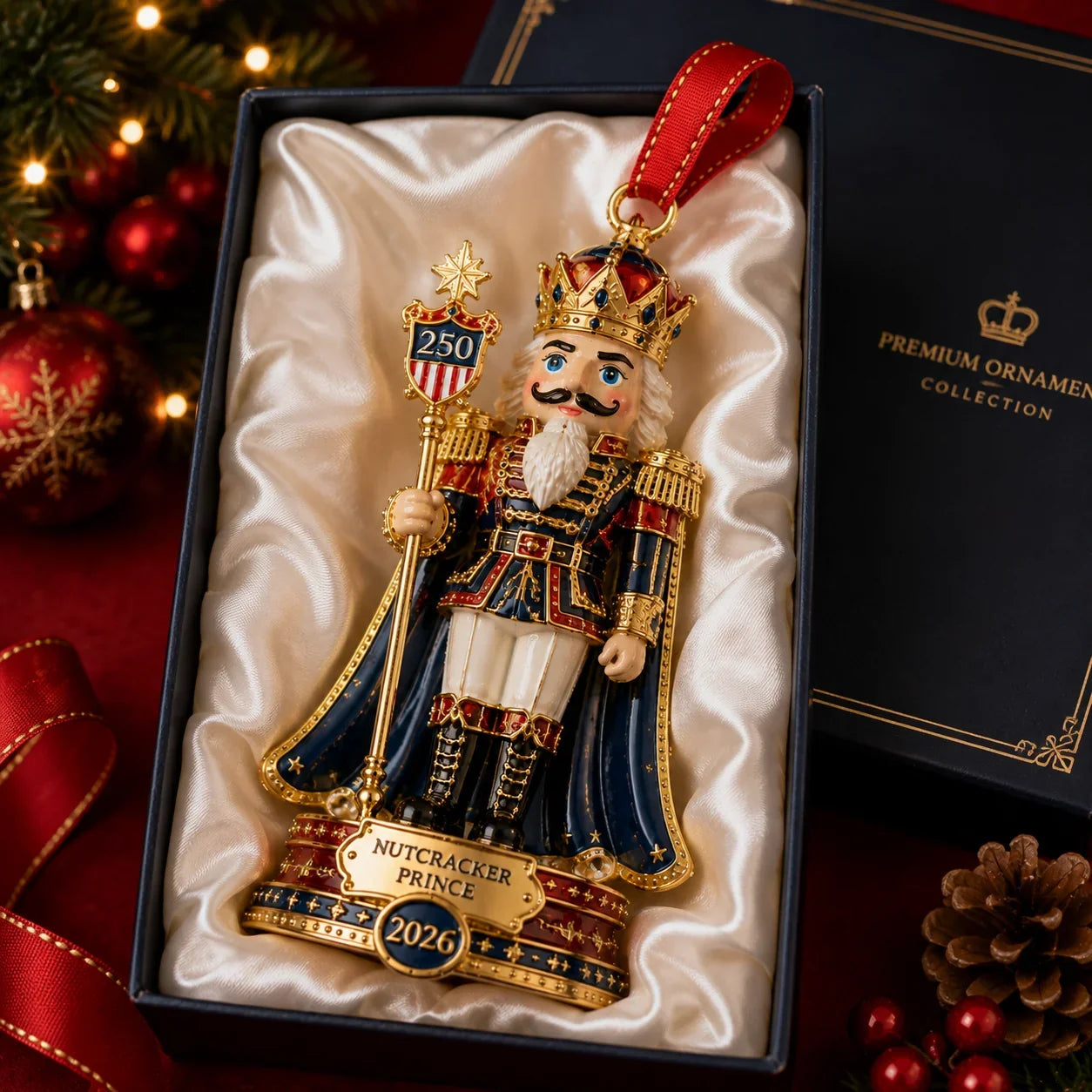 Purpose-Built America 250th Anniversary Nutcracker Ornament