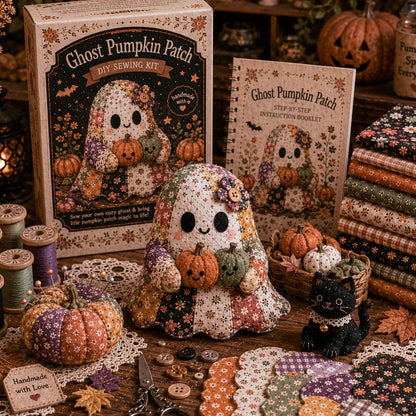 Hands-On Little Ghost’s Cozy DIY Patchwork Kit for Creative Play
