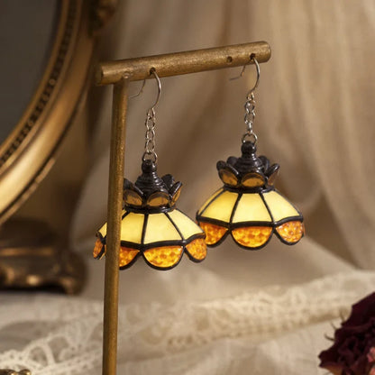 Decorative Whimsical Lamp Shade Earrings for Focused Lighting