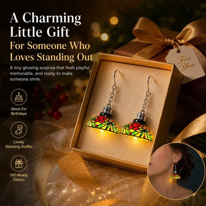 Decorative Whimsical Lamp Shade Earrings for Focused Lighting