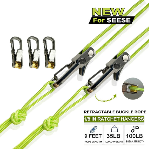 Heavy-Duty Ret retractable Tie-Down Rope