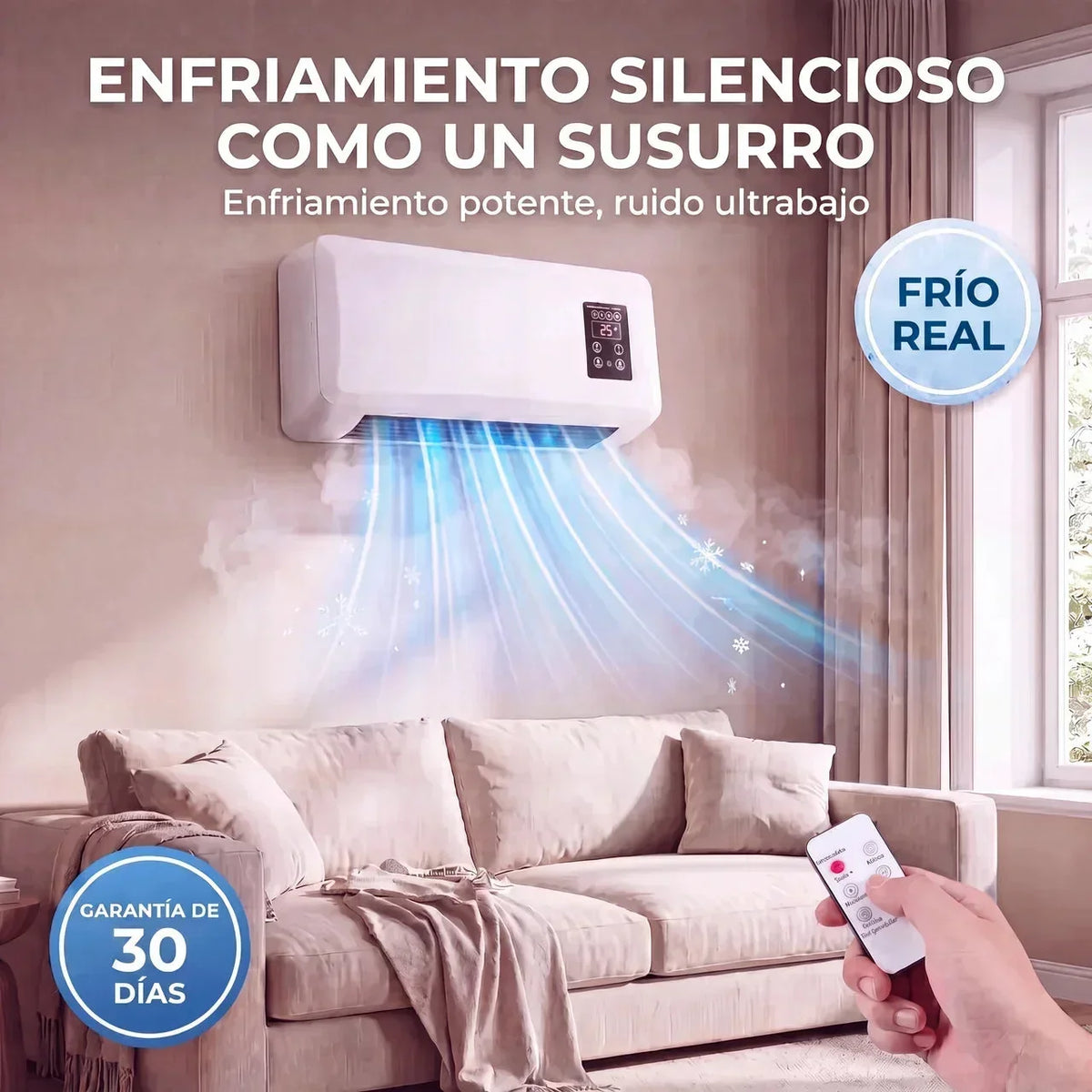 Window-Free Ductless Portable Air Conditioner