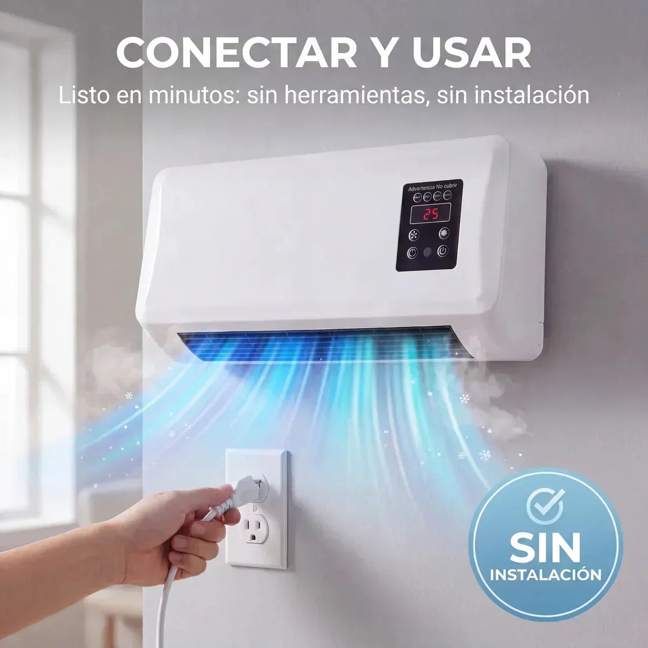 Window-Free Ductless Portable Air Conditioner