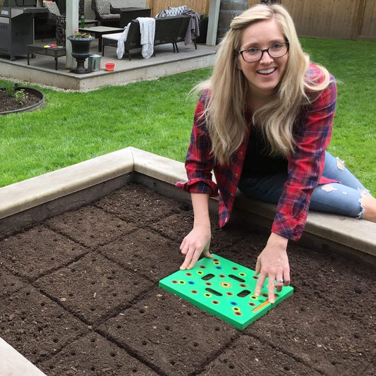 Outdoor Seeding Square Garden Spacing Tool – Grow Bigger Harvests