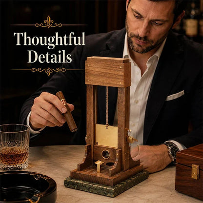 Purpose-Built Luxury Desktop Cigar Cutter – Unique Gu – Luxury Desktop