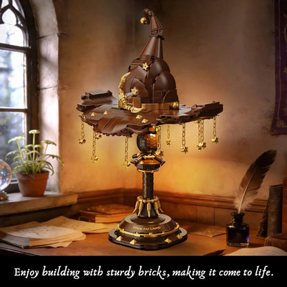 Decorative Magic Hat Building Blocks Desk Lamp for Focused Lighting