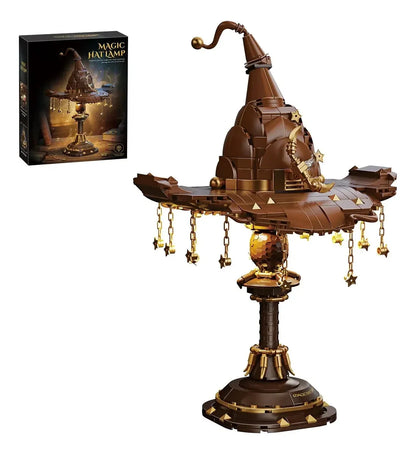 Decorative Magic Hat Building Blocks Desk Lamp for Focused Lighting