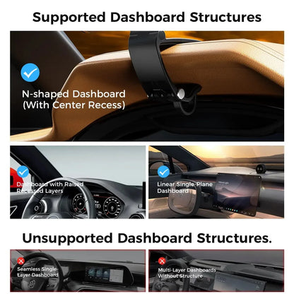 Vehicle-Ready Magnetic Car Phone Mount for Garage Use