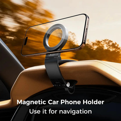 Vehicle-Ready Magnetic Car Phone Mount for Garage Use