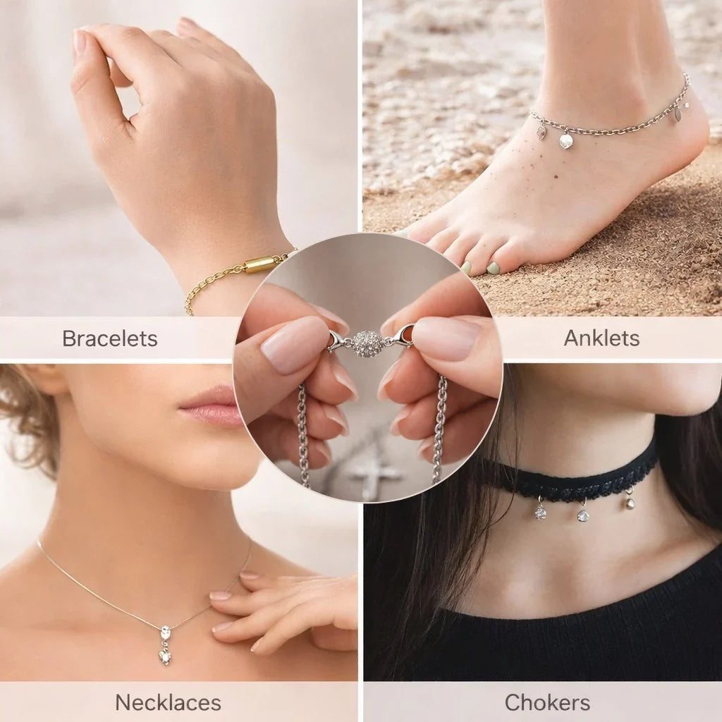 Purpose-Built Magnetic Necklace Clasps and
