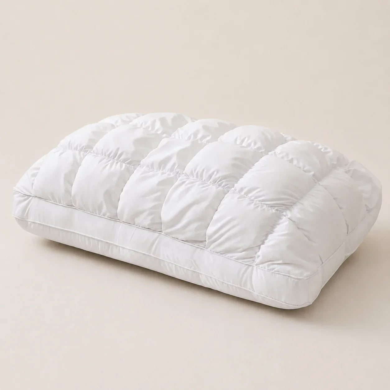 Purpose-Built Pineapple Bread Grid Pillow – Dual Layer Fluffy Cooling