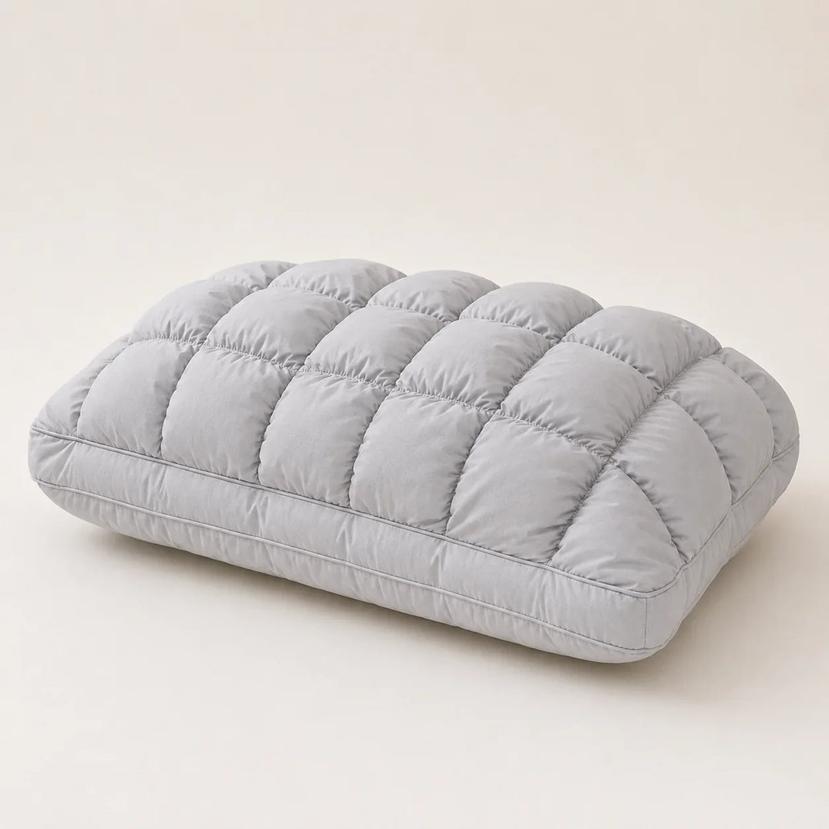 Purpose-Built Pineapple Bread Grid Pillow – Dual Layer Fluffy Cooling