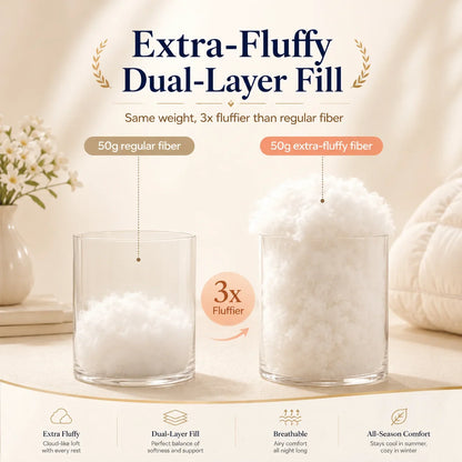 Purpose-Built Pineapple Bread Grid Pillow – Dual Layer Fluffy Cooling