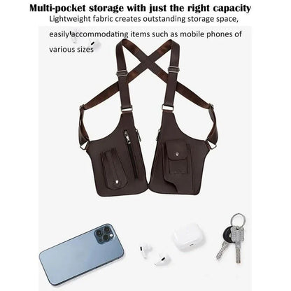 Space-Saving Adjustable Underarm Shoulder Bag for Men &