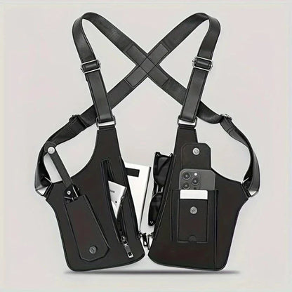 Space-Saving Adjustable Underarm Shoulder Bag for Men &