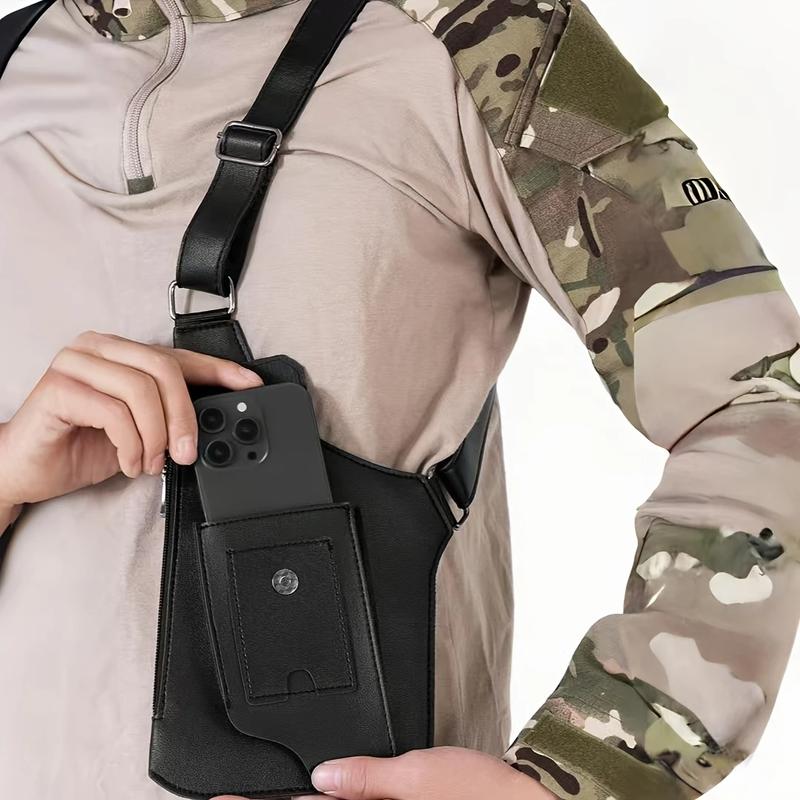 Space-Saving Adjustable Underarm Shoulder Bag for Men &
