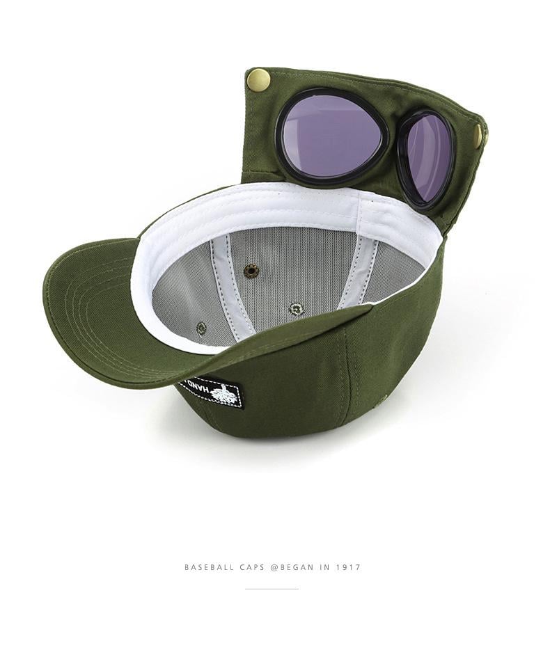 Distinctive Men's Korean-Style Pilot Baseball Cap for Everyday Wear