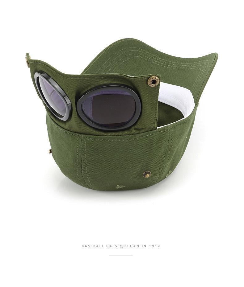Distinctive Men's Korean-Style Pilot Baseball Cap for Everyday Wear