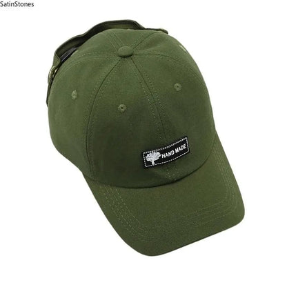 Distinctive Men's Korean-Style Pilot Baseball Cap for Everyday Wear