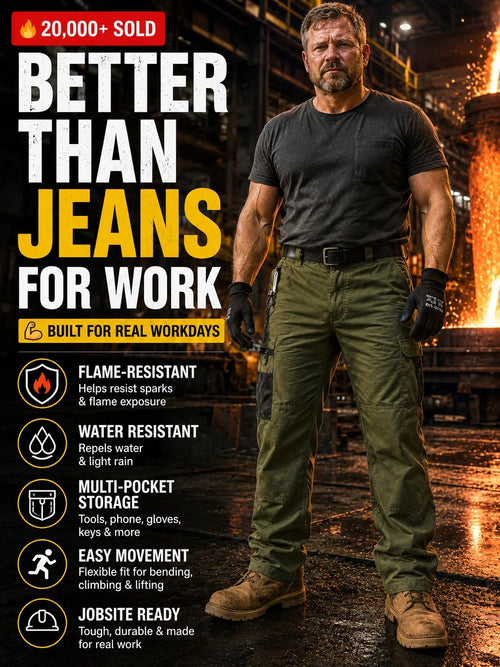 Purpose-Built Men’s FR Tactical Work Pants – Flame-Resistant, Tougher
