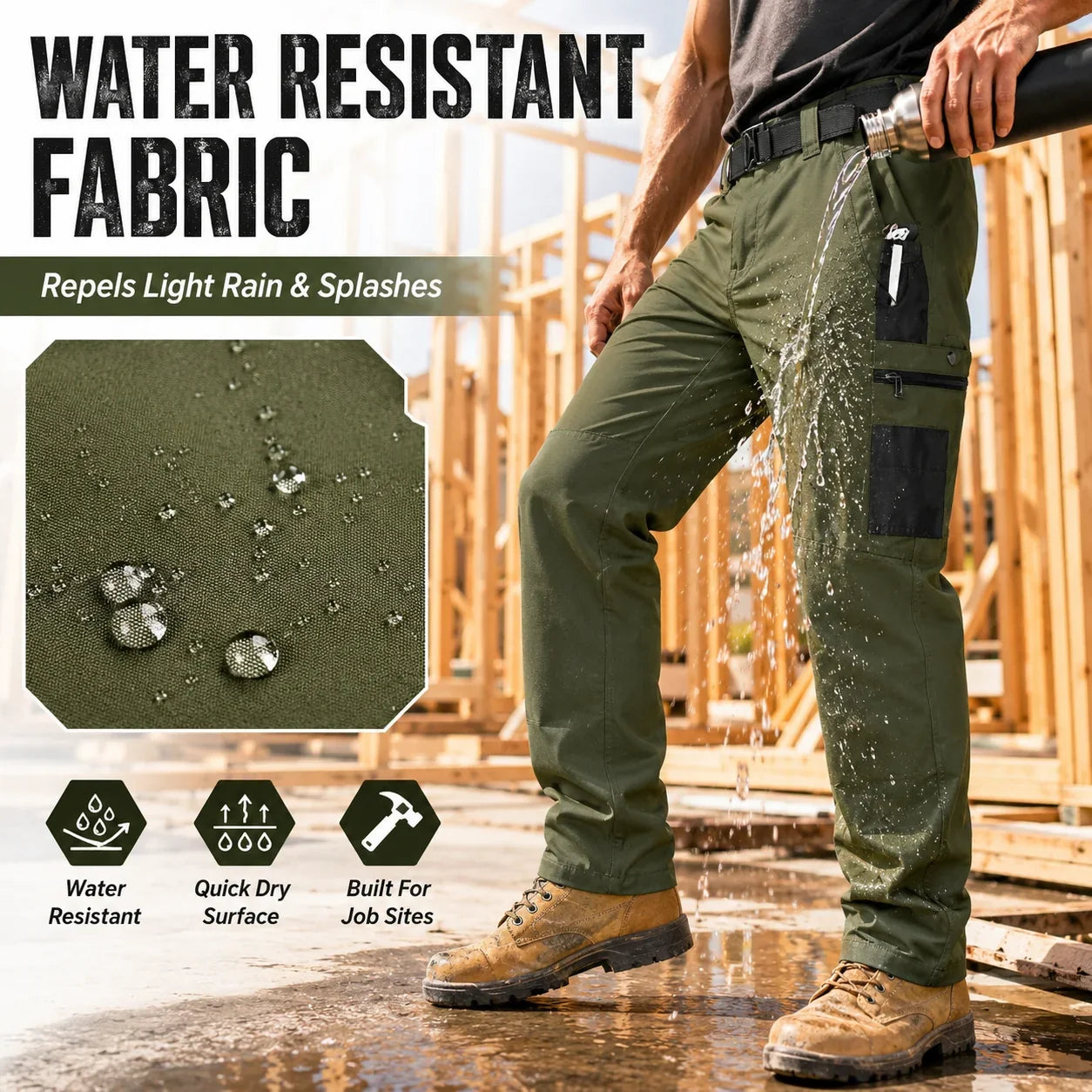 Purpose-Built Men’s FR Tactical Work Pants – Flame-Resistant, Tougher