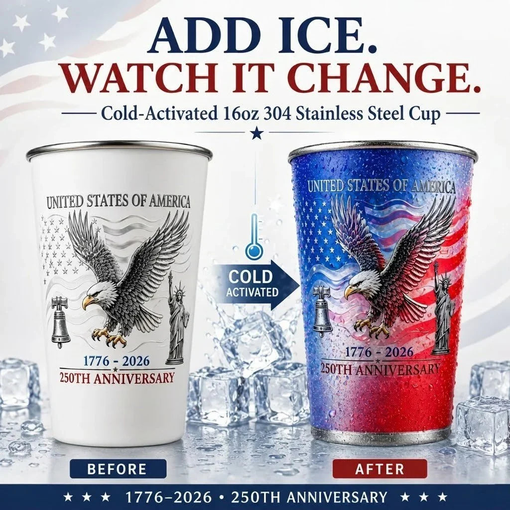 Purpose-Built Pour Cold Beer & Watch Hidden Patriotic Design Reveal