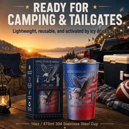 Purpose-Built Pour Cold Beer & Watch Hidden Patriotic Design Reveal