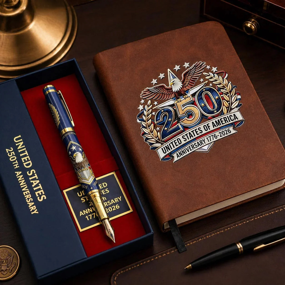 Purpose-Built Any Patriot 一 USA 250th Anniversary Notebook & Pen Set