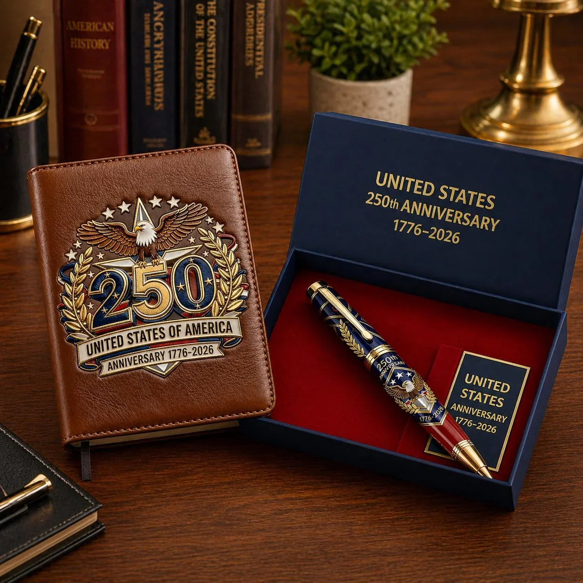 Purpose-Built Any Patriot 一 USA 250th Anniversary Notebook & Pen Set