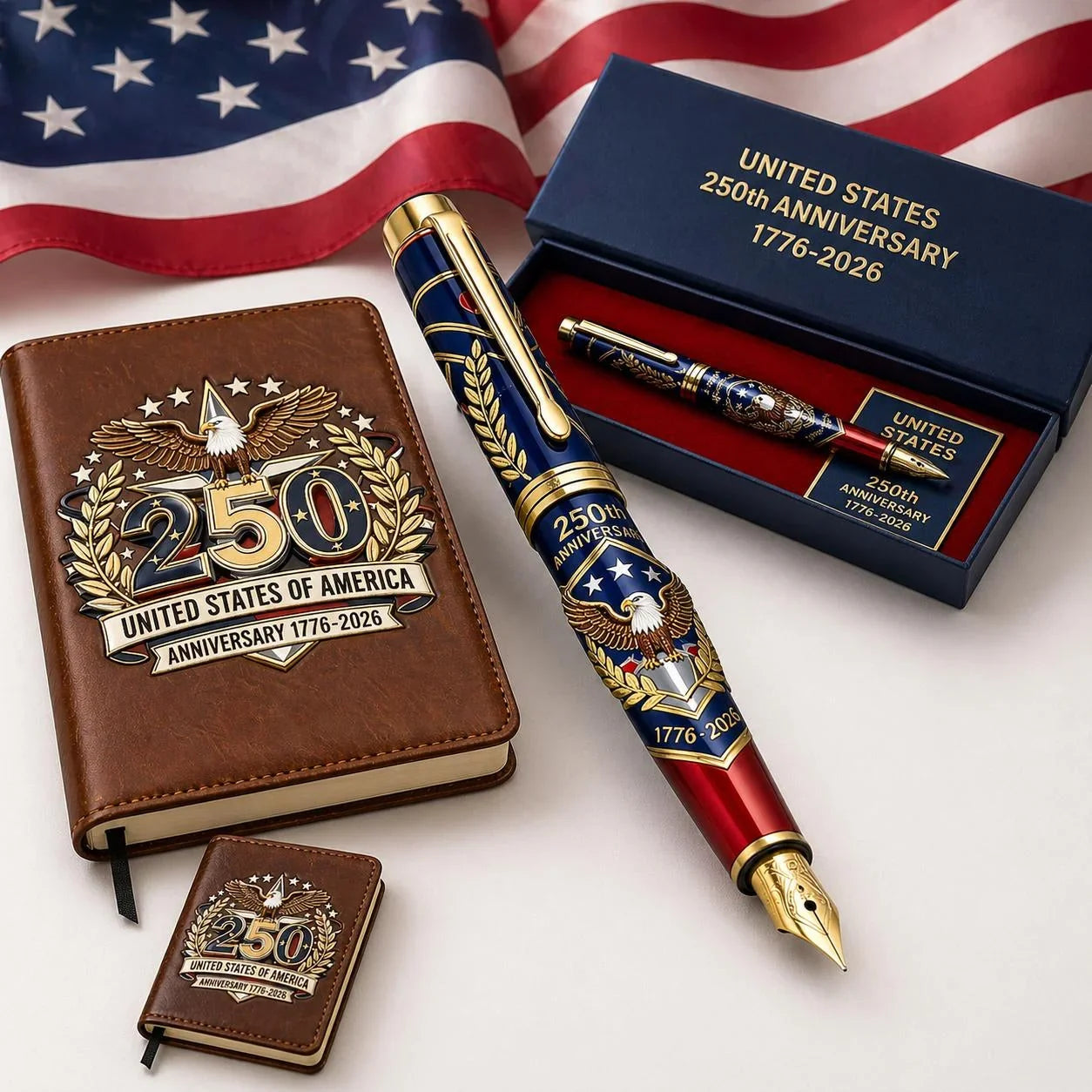 Purpose-Built Any Patriot 一 USA 250th Anniversary Notebook & Pen Set