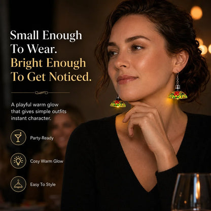 Decorative Light-Up Chandelier Earrings – The Perfect Party Accessory